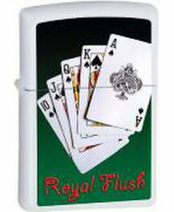 Z28038 ZIPPO UP.-ROYAL FLUSH