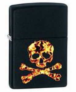 Z28044 ZIPPO UP.-SKULL&CROSSBONES