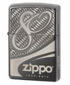 Z28249 ZIPPO UP.-80TH ANNIV ARMOR BLA