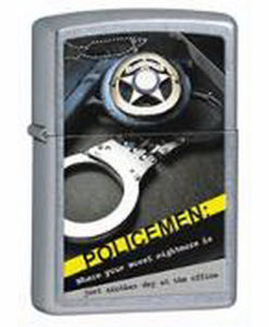 Z28279 ZIPPO UP.-207 POLICE BADGE