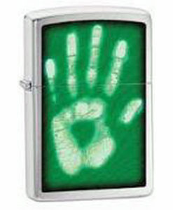 Z28283 ZIPPO UP.-200 IDENT.HAND PRINT