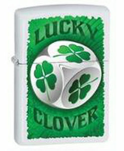 Z28298 ZIPPO UP.-214 CLOVER DICE