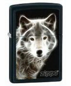 Z28303 ZIPPO UP.-WHITE WOLF